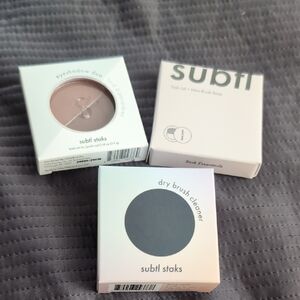 Eyeshadow Duo and Dry Brush Cleaner Set